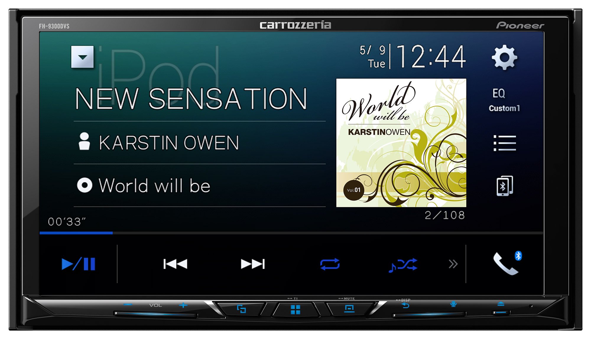 Amazon | パイオニア ディスプレイオーディオ FH-9300DVS 7インチ 2DIN  