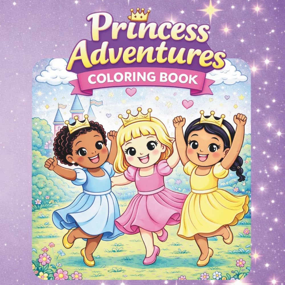Princess Adventures Coloring Book