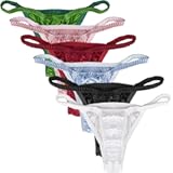 100&percnt; Silk Panties&comma; Sexy womens underwear&comma; Satin Bikini Panties for Women &lpar;6-Pack&rpar;