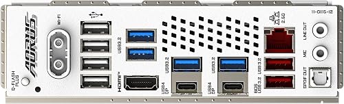 GIGABYTE Carte mère X870 A Elite WIFI7 Ice - Prend en Charge Les processeurs AMD Ryzen 9000, VRM numérique 16+2+2 Phases, jusqu'à 8000MHz DDR5 (OC), 3xPCIe 5.0, Wi-FI 7, LAN 2.5GbE, USB 4 - 5