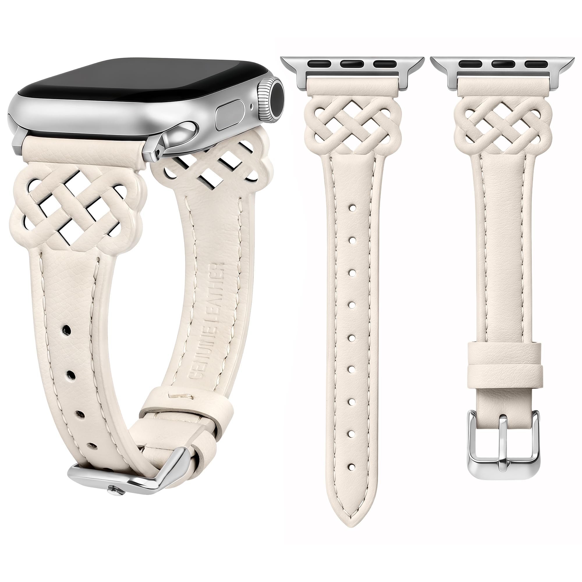 Photo 1 of Wearlizer Leather Watch Band for Apple Watch