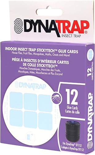 Miniatura 3 de Dynatrap Tarjetas de pegamento de repuesto oficiales StickyTech para trampa y asesino de insectos Dynatrap DT152 para interiores, atrapa y mata