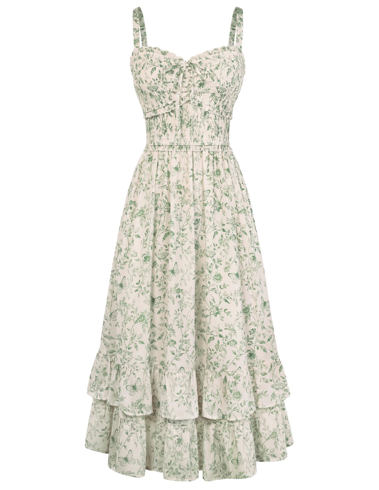 Scarlet Darkness Women's Floral Smocked Sundress