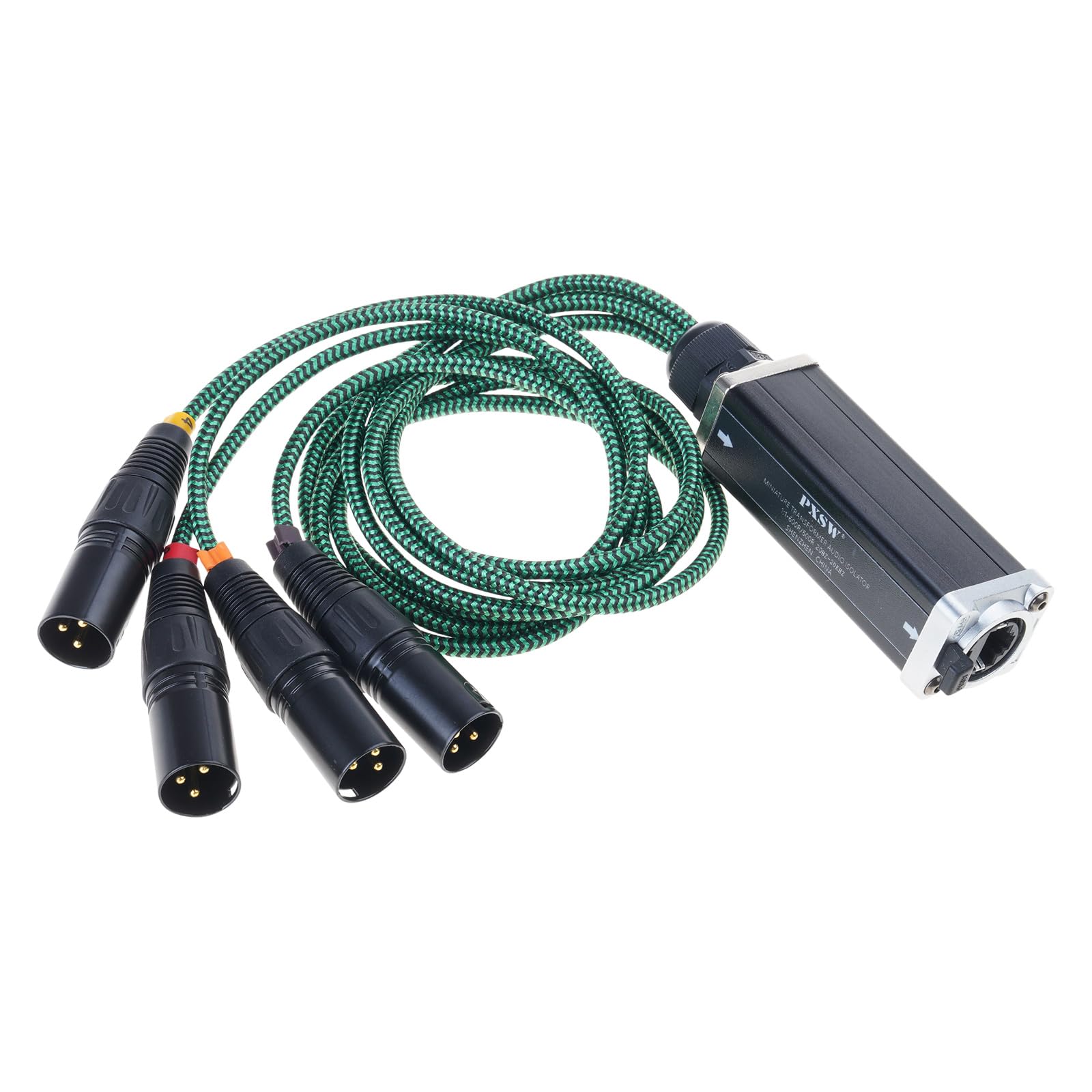 Comodo cavo Snake per collegare connettore Ethernet Cat5 / Cat6 per dal e registrazione in chiesa