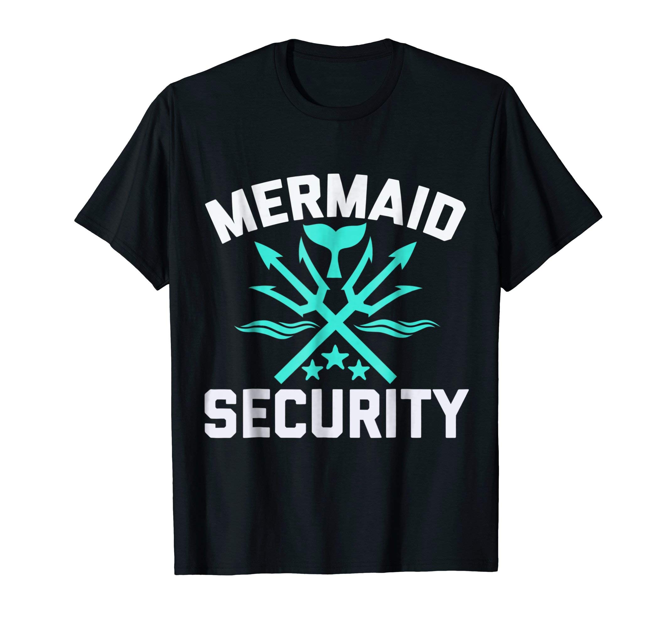Mermaid Security Swimmer Birthday Gift Swimming Shirt