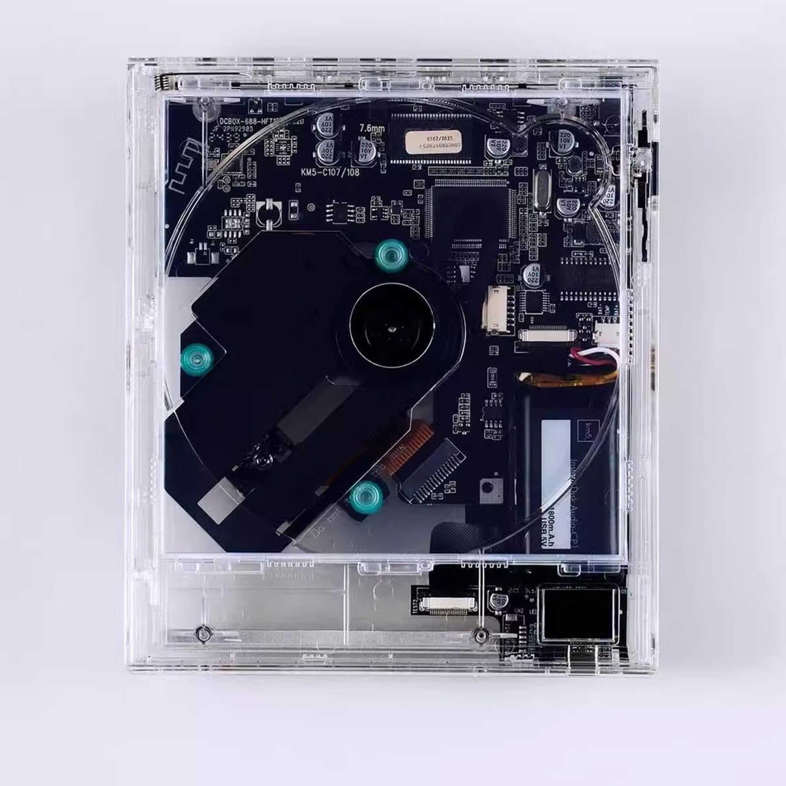 Lettore CD Bluetooth portatile con display a LED e uscita cuffie per Compact Disc