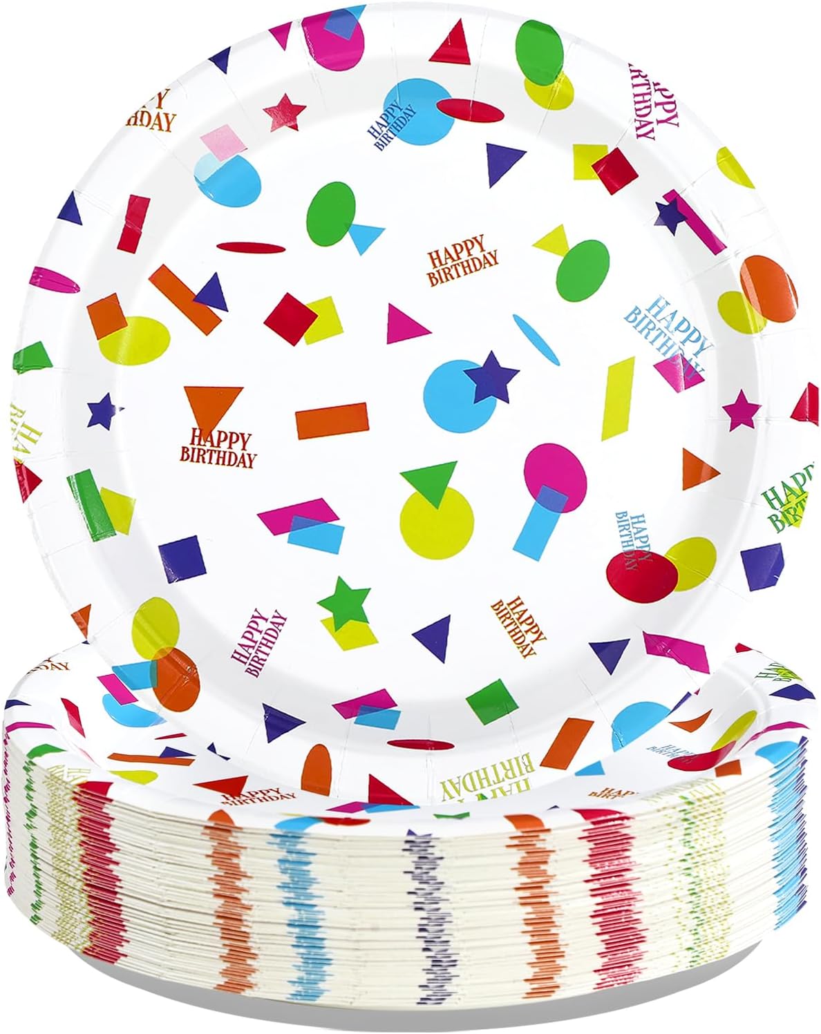 50Pcs Nautical Anchor Paper Plates 10" Heavy Duty Disposable Navy Anchor Dessert Plates Cruise Ship Party Decorations for Boys Birthday Baby Shower Sailor Boat Themed Party Supplies