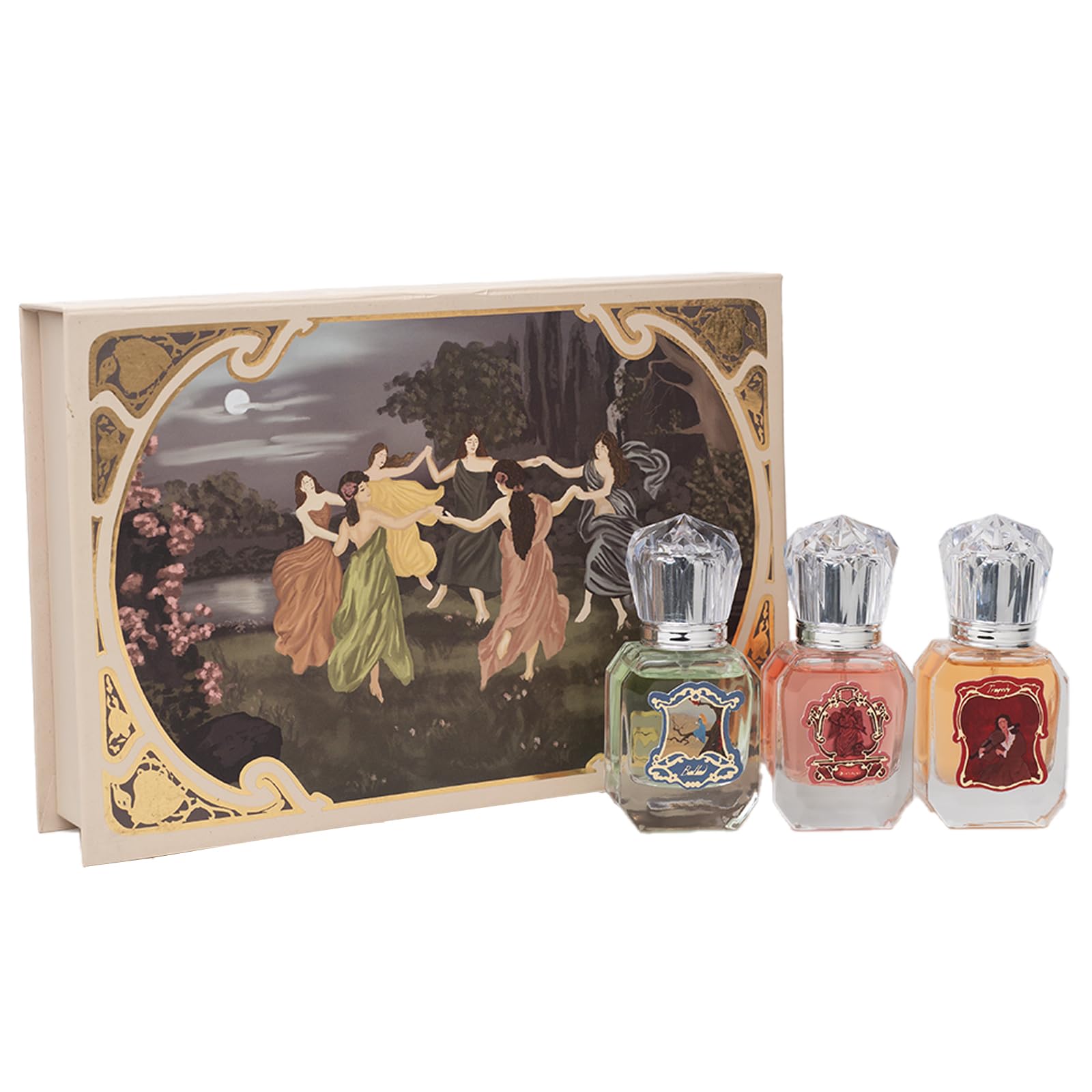 Theater Box of 3 Floral Eau De Parfum Gift Set for Women | Long-Lasting Luxury Fragrance | Elegant & Refreshing Scent | 90ml | Gift for Her