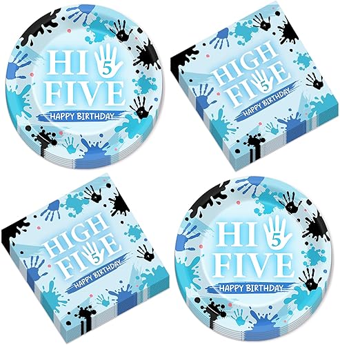 Miniatura 18 de 50 piezas de platos y servilletas de papel para fiesta de los 90 CD mix de los 90 platos de postre para fiesta temática de los 90 decoración retro