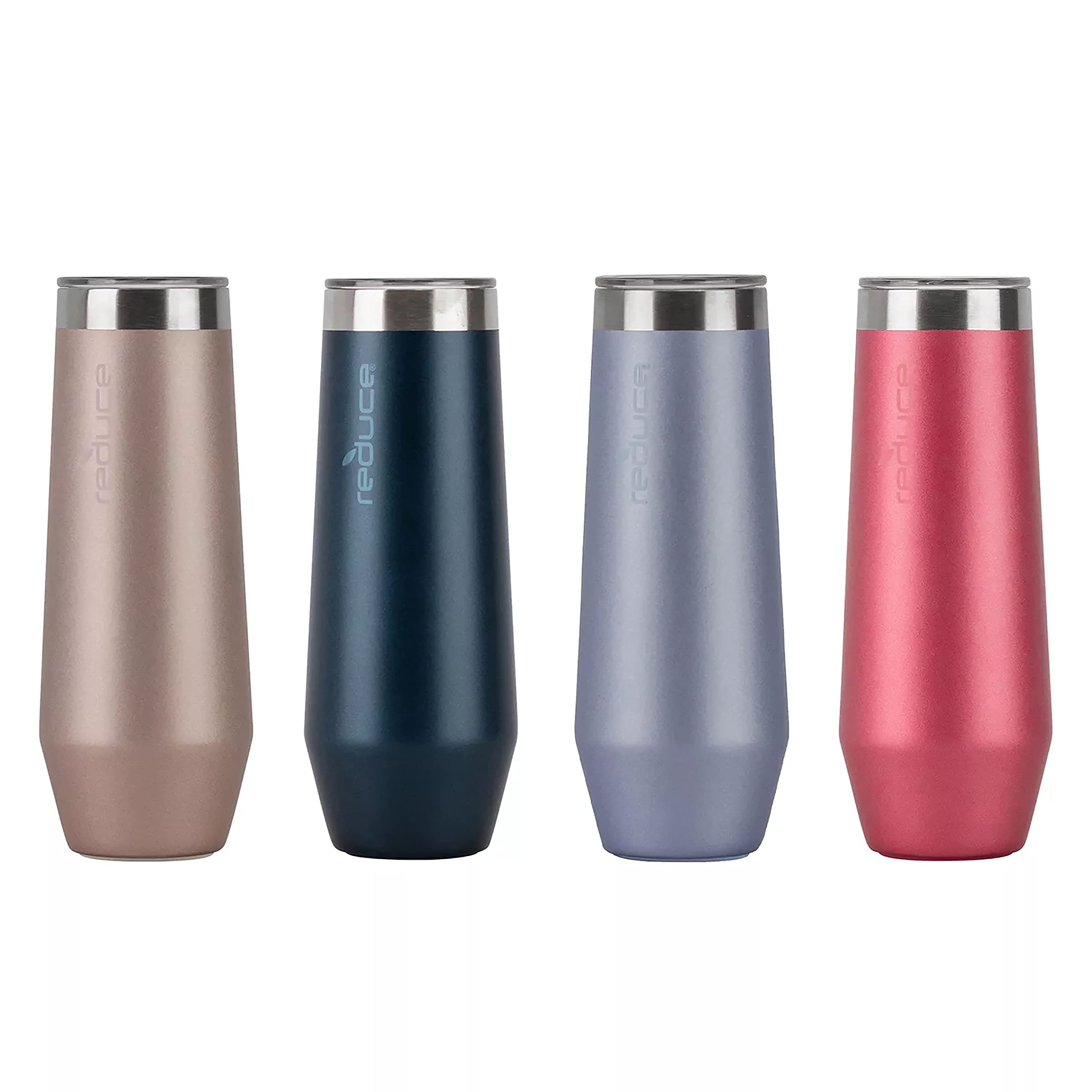 Amazon.com | Reduce Stemless Insulated Champagne Flutes, 4 Pack