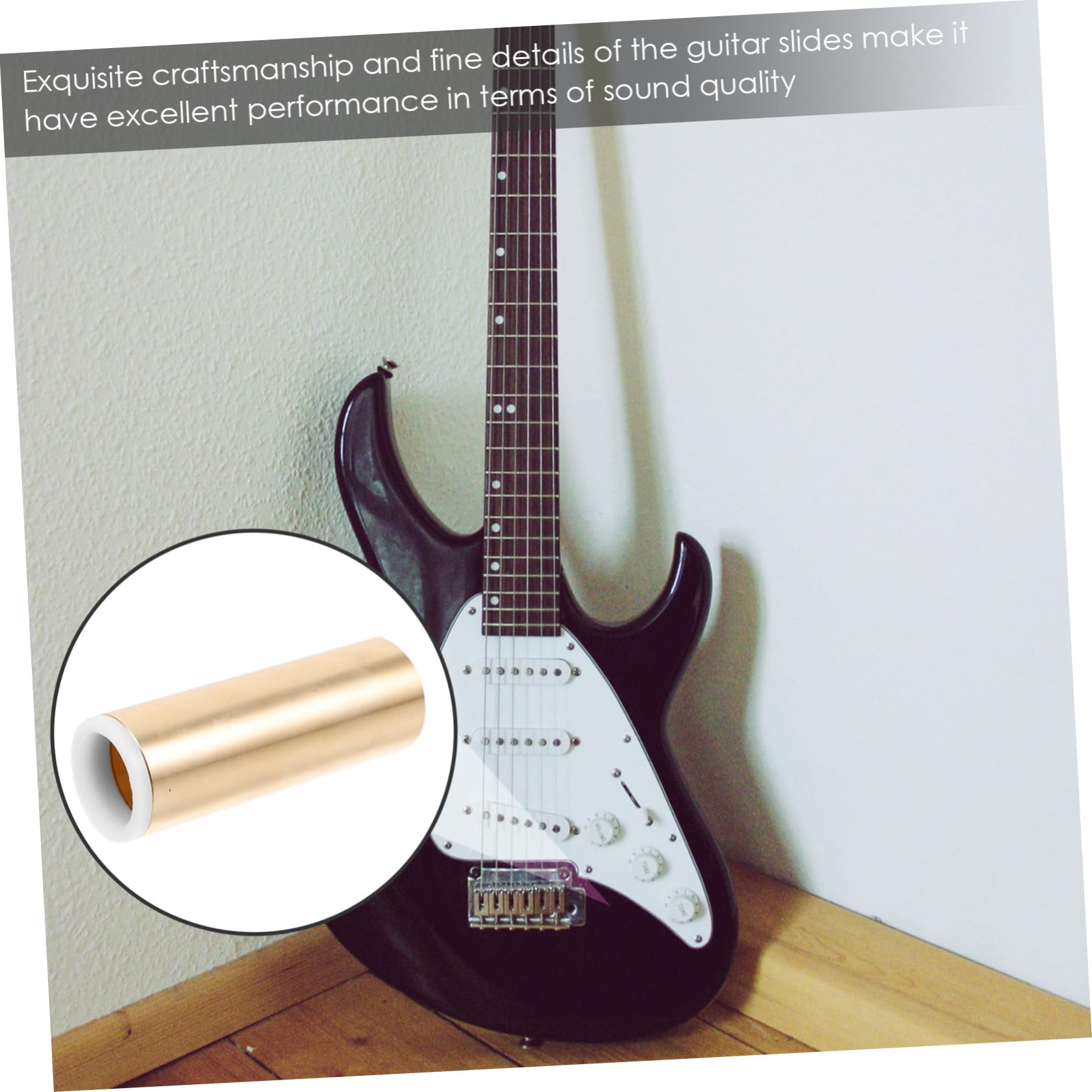 BESPORTBLE Guitar Slide Metal Slide for Electric Bass Acoustic Guitar for Smooth Sound Portable and Lightweight Accessory for Musicians