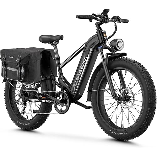 LEONX M2 Pro Electric Bike,1800W Motor Electric Bike for Adults, 26'' x 4.0'' Fat Tire Ebike with 48V 17.5AH Battery, 36MPH 85Miles Long Range Electric Mountain Bike, Up to 110 Nm