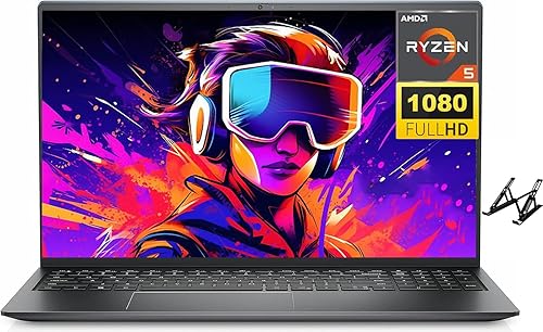 Dell Laptop Inspiron 15 3525, pantalla LED FHD de 15.6 pulgadas, AMD Ryzen 5 5500U (hasta 4 GHz Beat i7-10710U), 16 GB de RAM, SSD de 1 TB, gráficos