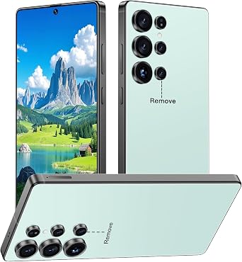 هاتف ذكي I25 Ultra 5G مفتوح، 16 جيجابايت + 512 جيجابايت، 7000 مللي أمبير في الساعة، هاتف محمول بالكامل يعمل بنظام Android 14، شاشة عالية الدقة مقاس 6.99 بوصة، كاميرا مزدوجة بدقة 68 ميجابكسل + 108 ميجابكسل/بطاقة SIM مزدوجة/بصمة إصبع، سماوي