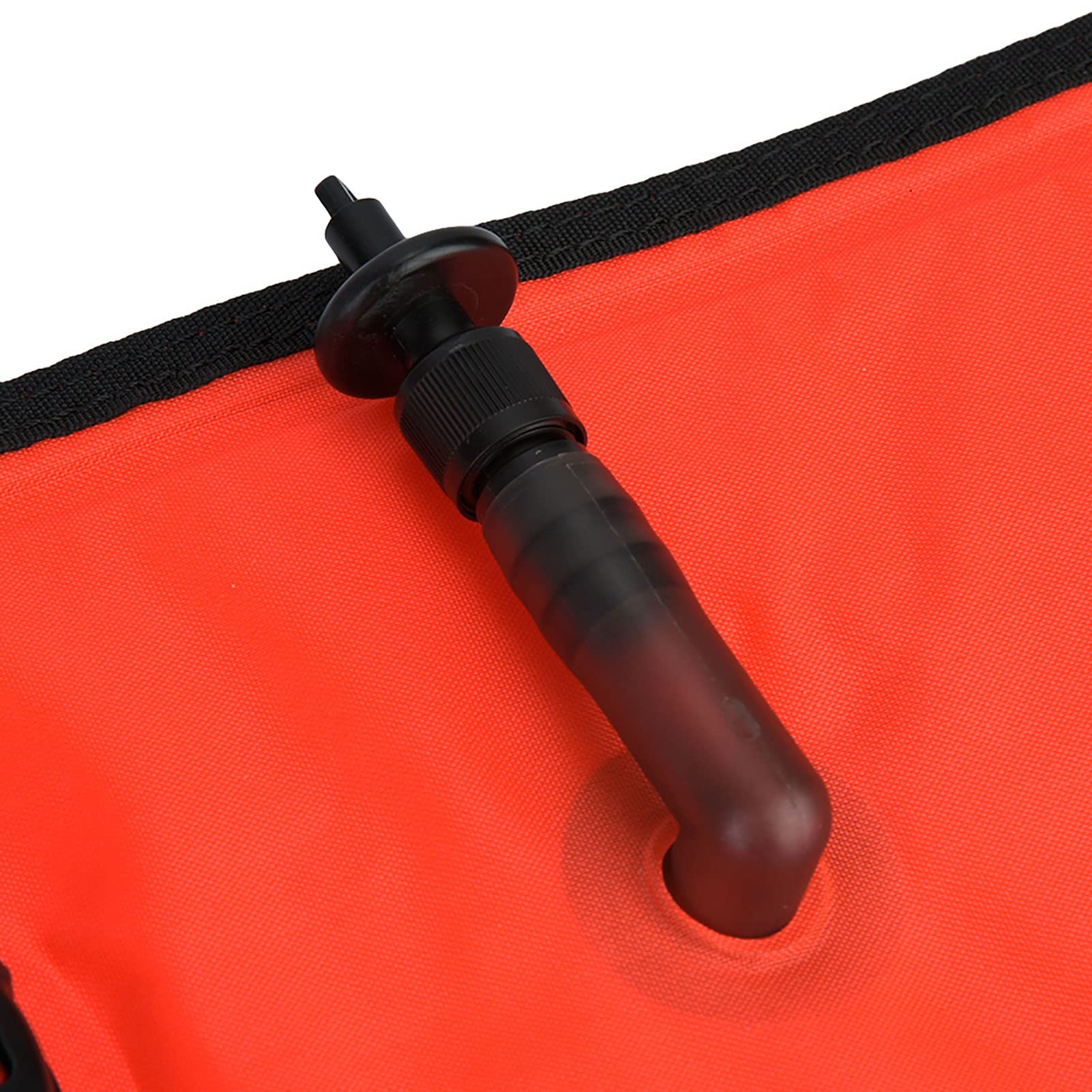 Luocute Boetta Segnale Superficie Subacquea Gonfiabile Alta visibilità 1,2m | Diving Signal Marker with Reflective Strips for Boat Safety, Quick Inflate TPU Valve for Divers