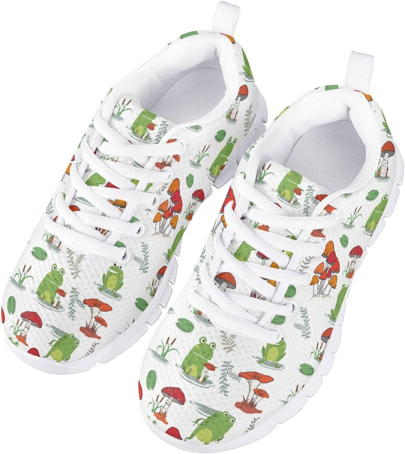 Kids Tennis Shoes Novelty Cute Print Lightweight Athletic Running Sneakers