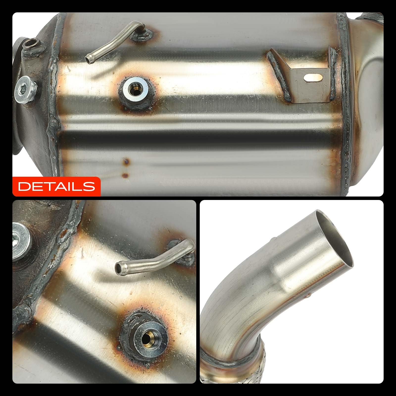 Frankberg DPF Dieselpartikelfilter Diesel Kompatibel mit E90 E91 E92 E93 325d 330d E60 E61 525d 530d X3 E83 Replace# 18307806413