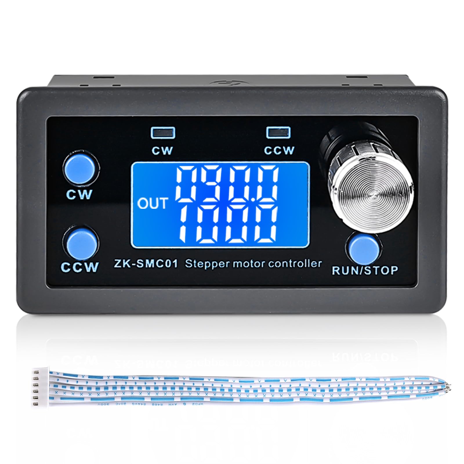 Schrittmotor Controller, DC 5-30V 4A CNC Schrittmotor Controller, DC5-30V Integrierte Platine einstellbare Vorwärts/Rückwärts-Impuls-Geschwindigkeits Winkel mit Display