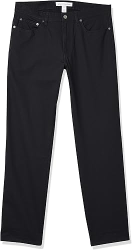 Miniatura 4 de Tienda Essentials Pantalón de sarga elástica de 5 bolsillos para hombre