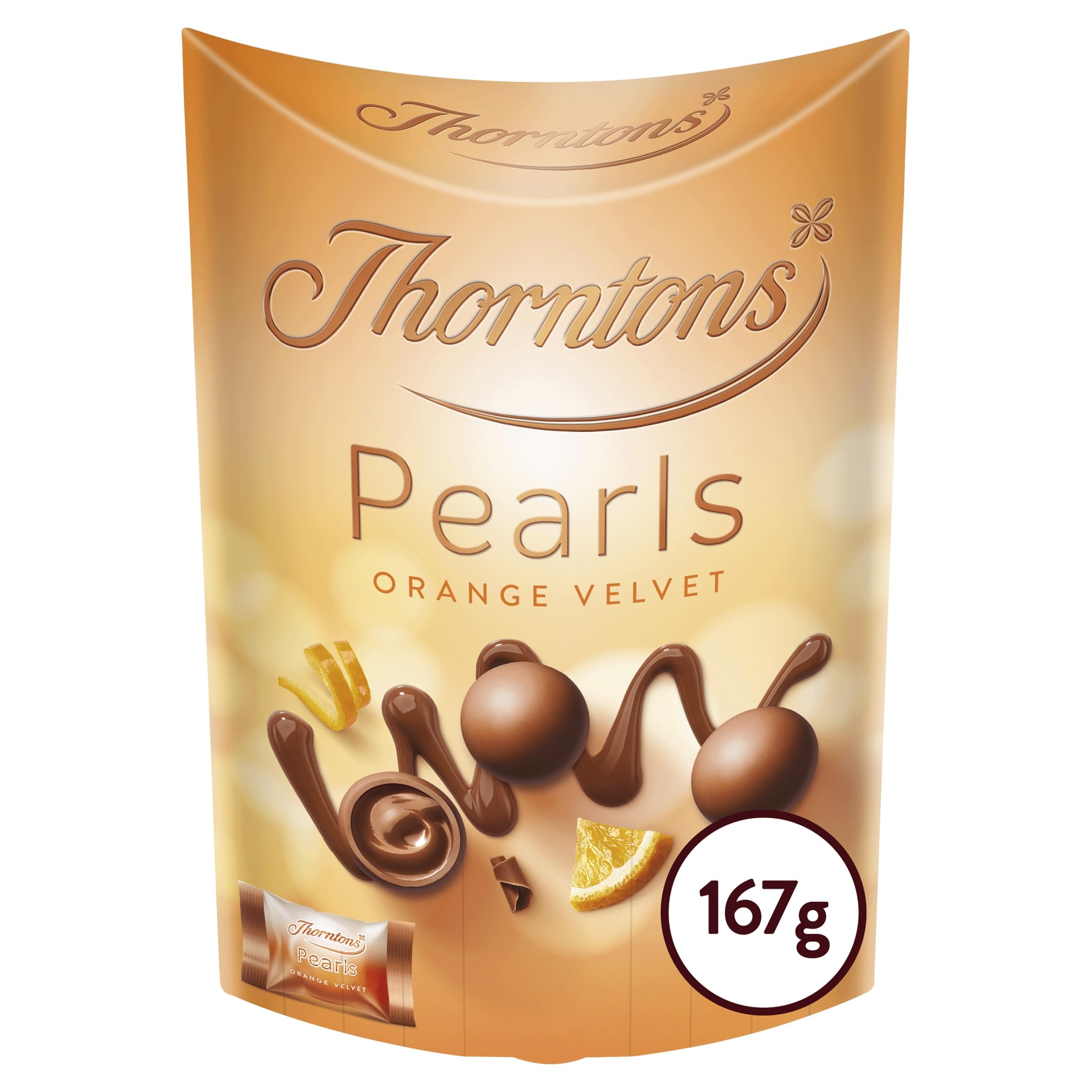 Thorntons Pearls Orange Velvet, 167g