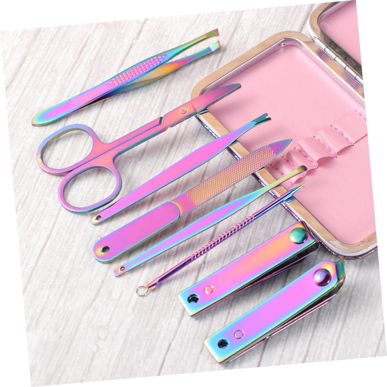 minkissy 3sätze Teiliges Maniküre Edelstahl Nagelknipser Nagelfeile Und Pflegewerkzeuge Für Damen Und Herren Robust Und Langlebig Für Tägliche Nagelpflege