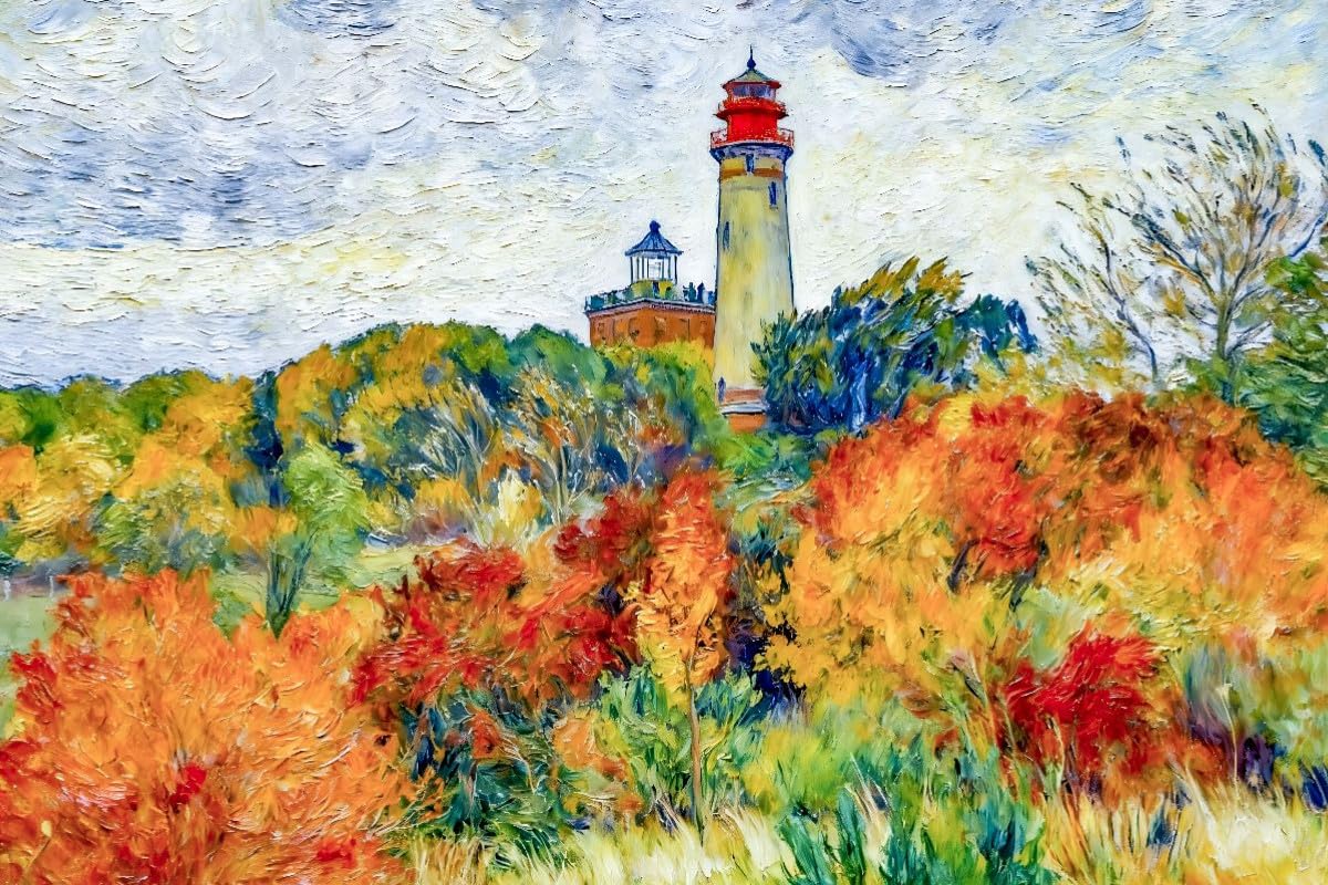 CALVENDO Leinwand · Leuchtturm von Kap Arkona