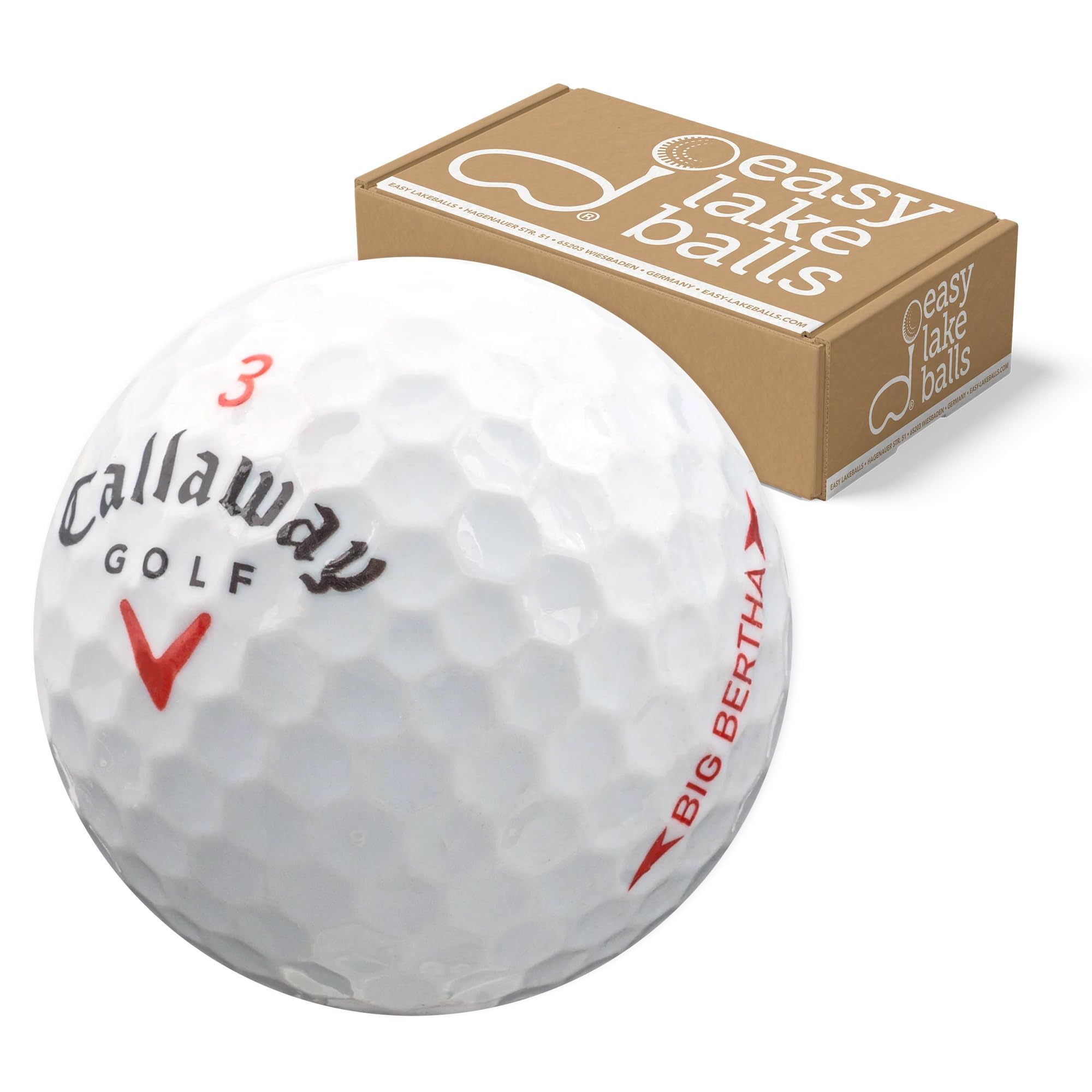 50 piłek do gry w piłeczki do gry w piłeczki do gry w piłeczki golfowe Big Bertha wysokiej jakości AAAA/AAA – dystansowe piłeczki golfowe z miękkim uczuciem