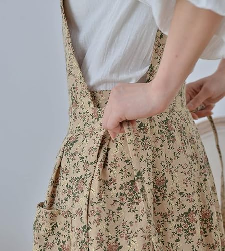 Miniatura 10 de Delantales de cocina retro vintage con bolsillos (limón)