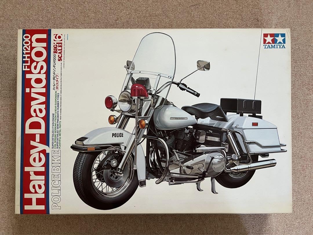 Amazon.co.jp: タミヤ 16 ハーレー ダビッドソン FLH1200 ポリスタイプ