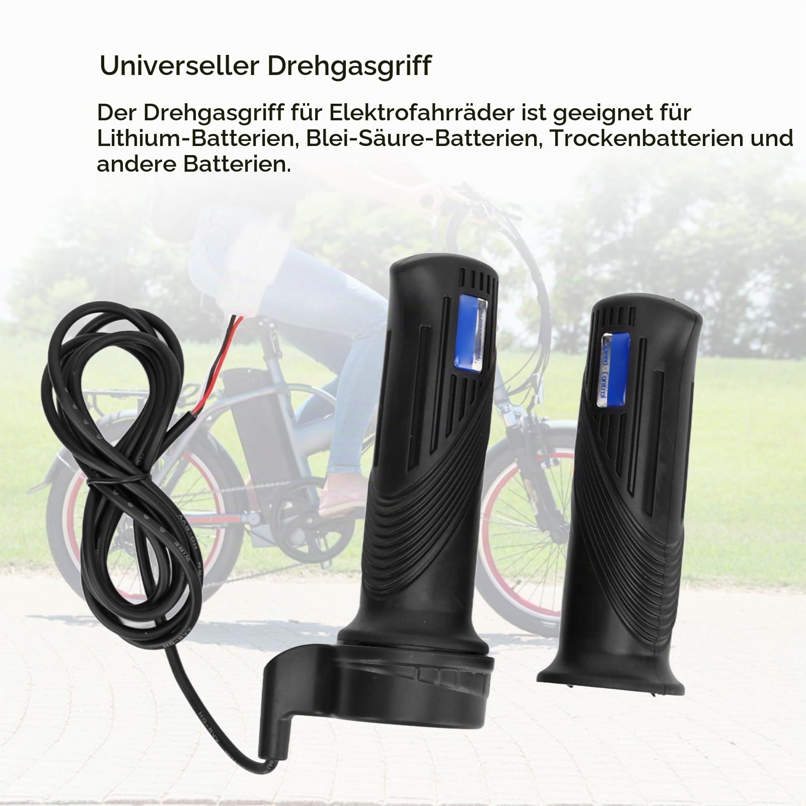 Socobeta Elektrofahrrad-Umrüstsatz, 36 V 1000 W Bürstenmotor-Controller, Gasgriff-Set mit Elektrischer Power-Sperre für E-Bike-Elektroroller