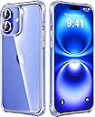 Mkeke for iPhone 16 Case Clear, [Not Yellowing] [16FT Military-Grade Drop Protection], Slim Clear iPhone 16 Case for Apple iPhone 16 with Shockproof Bumper 2024