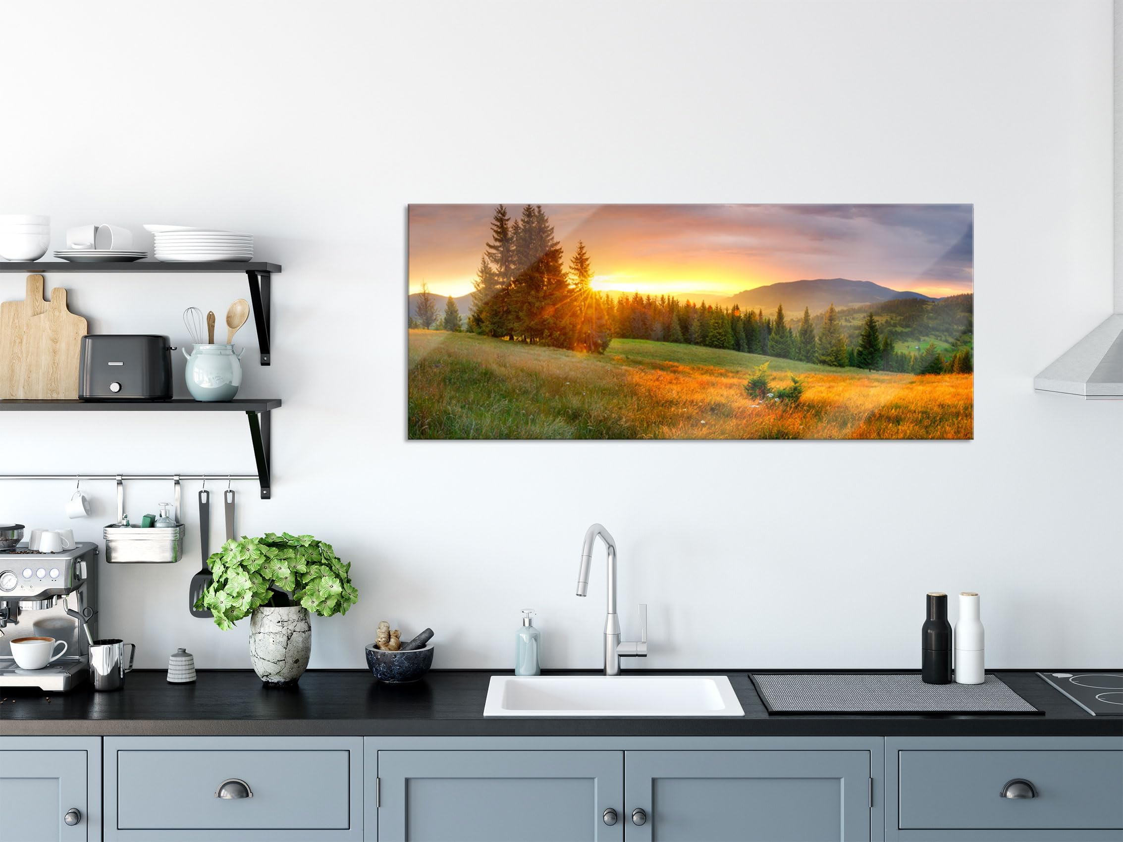 Pixxprint Quadro In Vetro | Murale In Vero Vetro | Coppia Di Leoni In