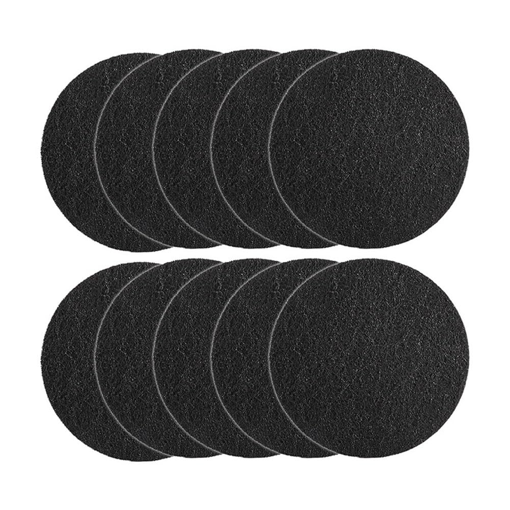 Vjsujehgy 10Pcs Charcoal Filter for Compost Bucket 6.7 Inch Kitchen Activated Carbon Compost Bin Filter Replace for Countertop Bin