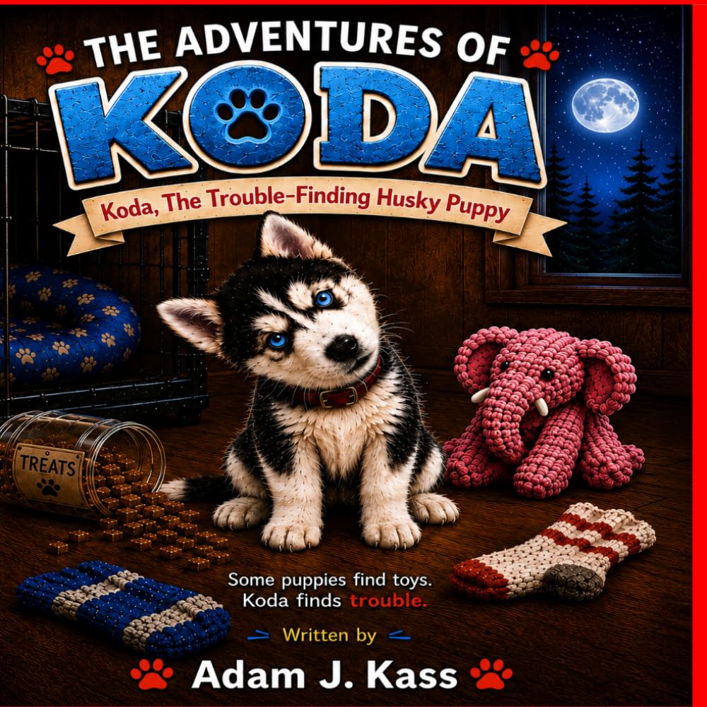 Koda, the Trouble-Finding Husky Puppy: The Adventures of Koda