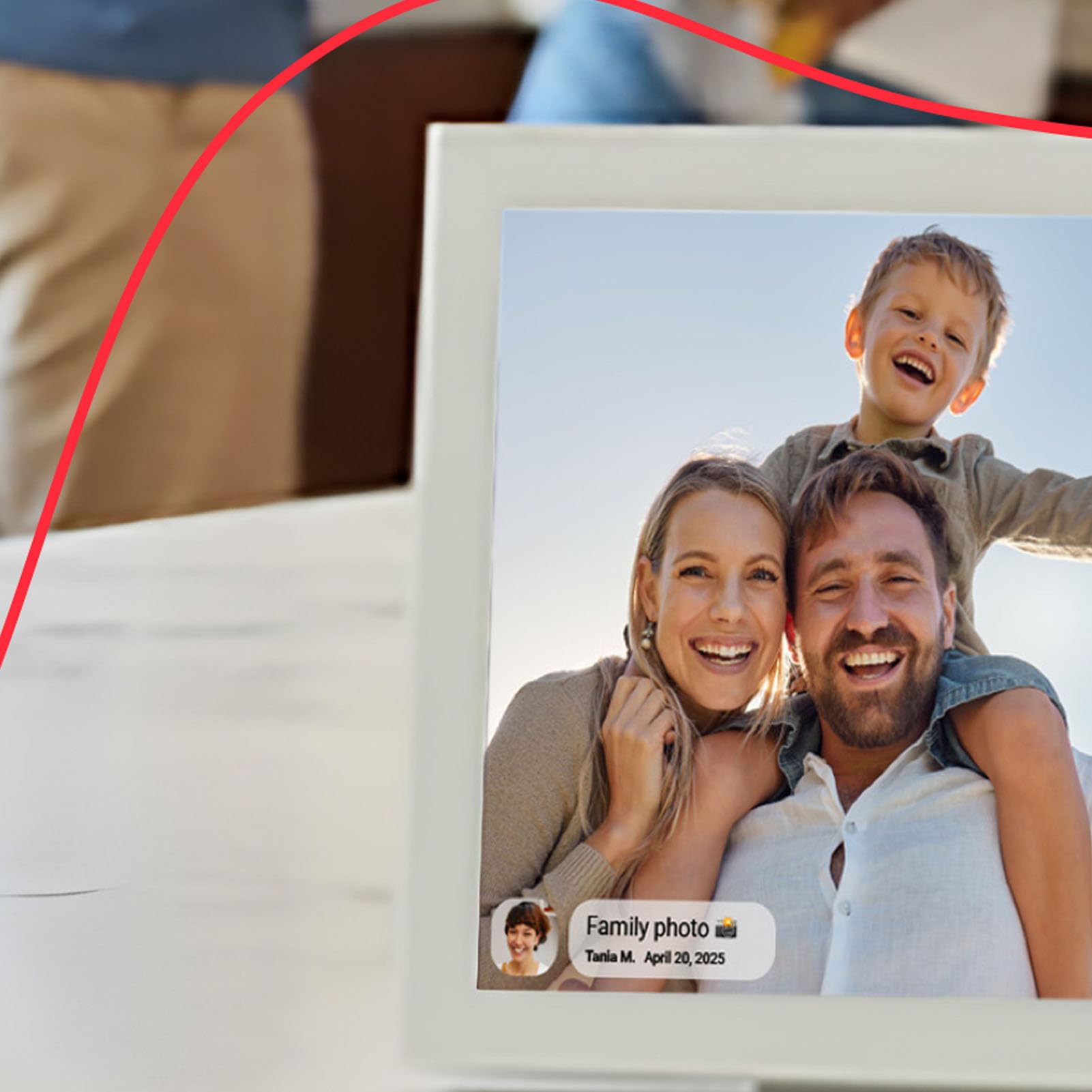 Wakects 10,1-Zoll-Touchscreen-Smart-Kalender, Digitaler Familienplaner mit WLAN-Synchronisierung, ABS-IPS-LCD-Display 1280 X 800, Dual Touch, Zeitplansynchronisierung und Fotofreigabe für das Home