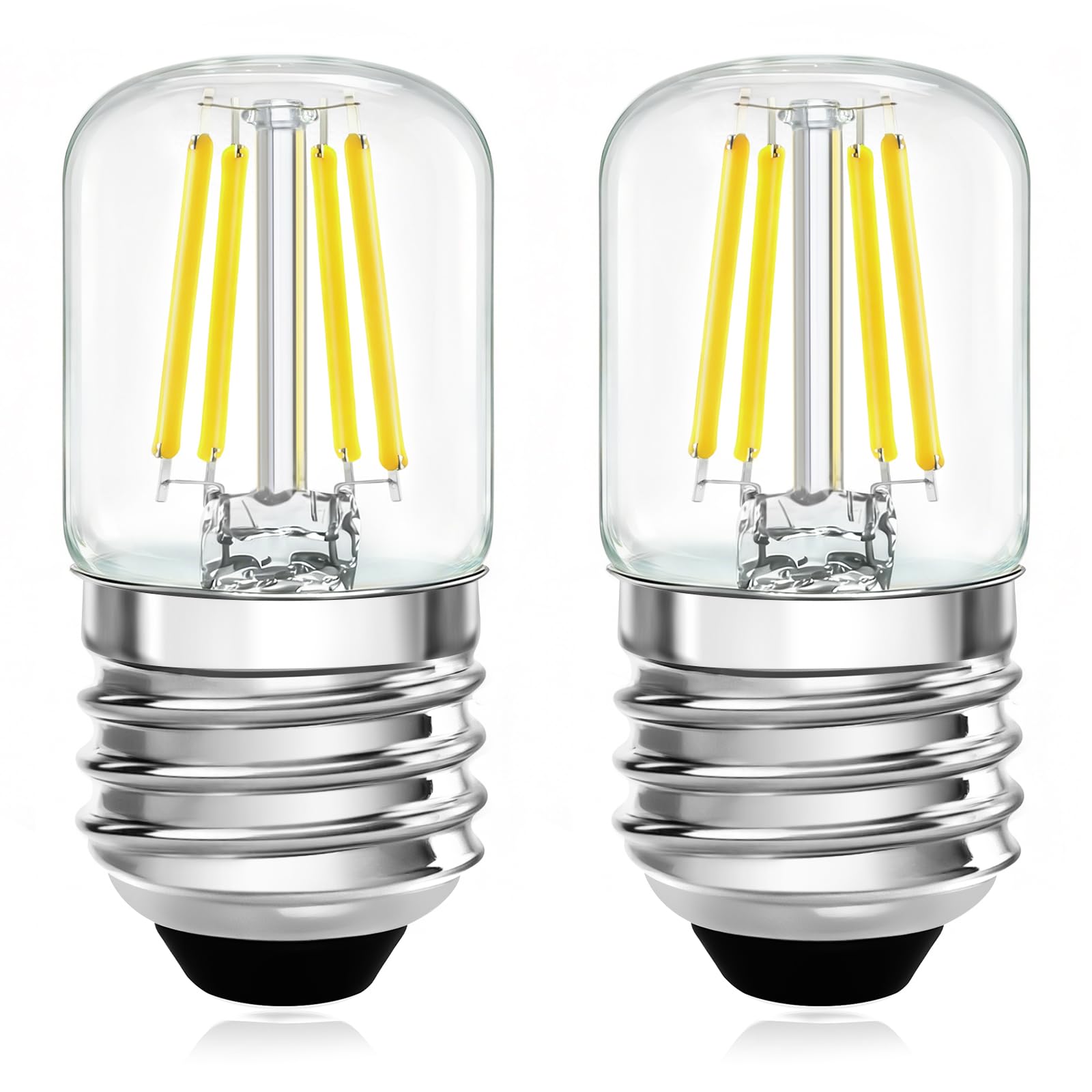 40 watt Appliance Light Bulb 4W Small Light Bulbs for Lamp E26 LED Night Light Bulbs Refrigerator Light