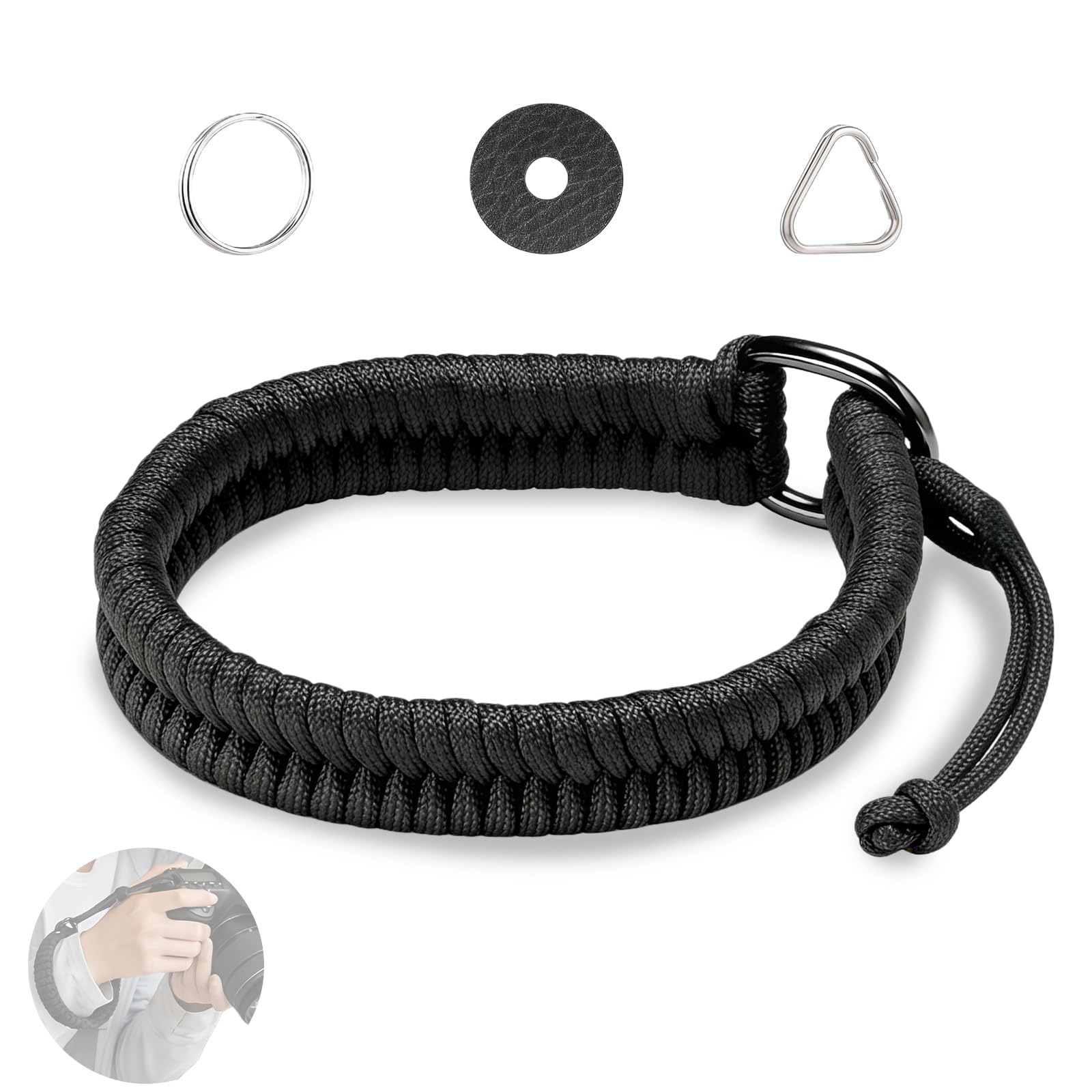 Ztolbriy Kamera Handschlaufe aus Paracord 550, Bequemer Kame