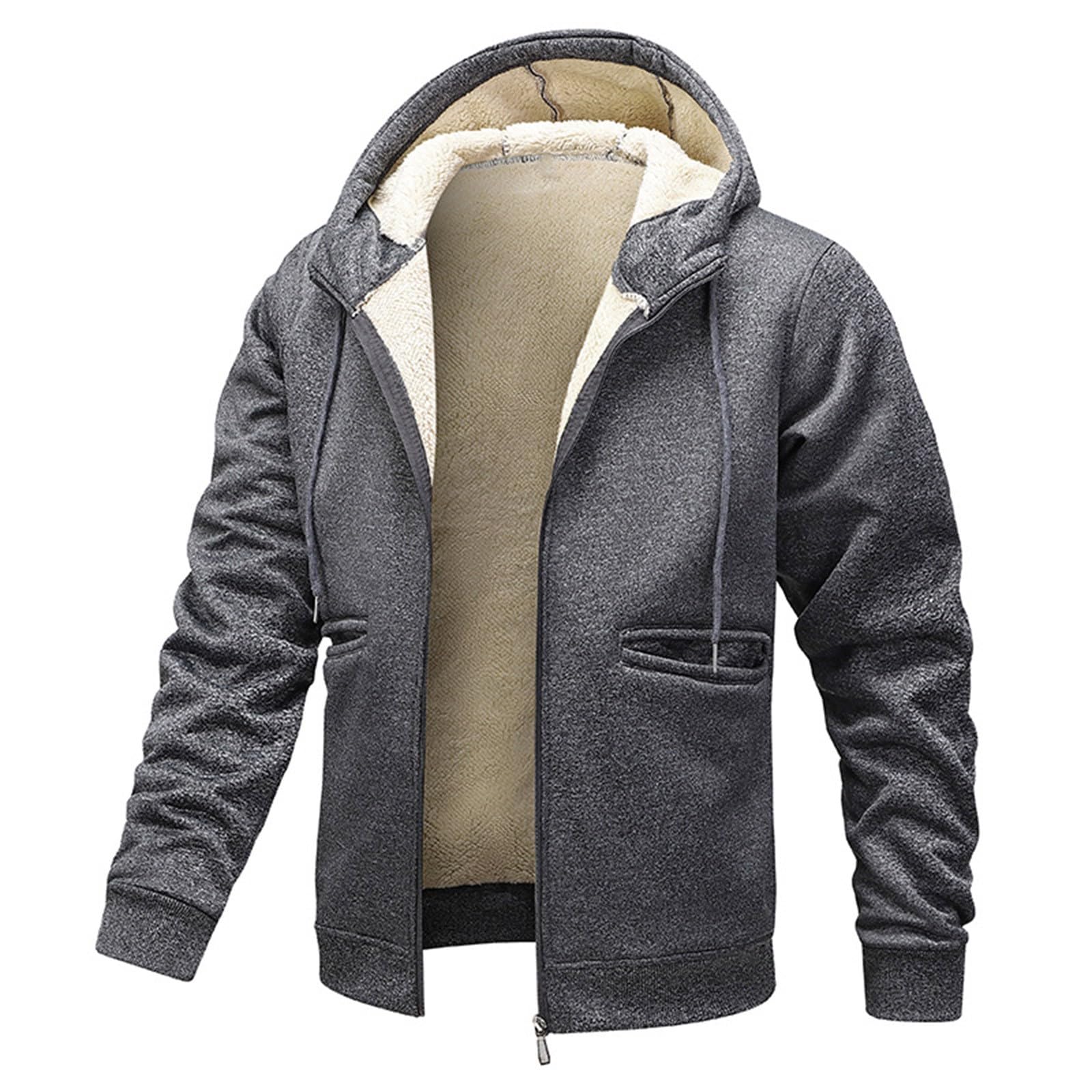 Ropa De Verano Hombre Men's Hoodie Plus Fleece Thick Sportswear Casual Cardigan Warm Coat Deporte En Chaquetas Jersey Manga Corta Camisa Proteccion UV Sudadera Mujer Gym Gimnasio Disfraz