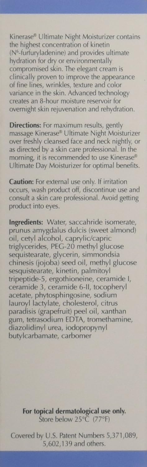 Kinerase Ultimate Night Moisturizer 2.8 oz
