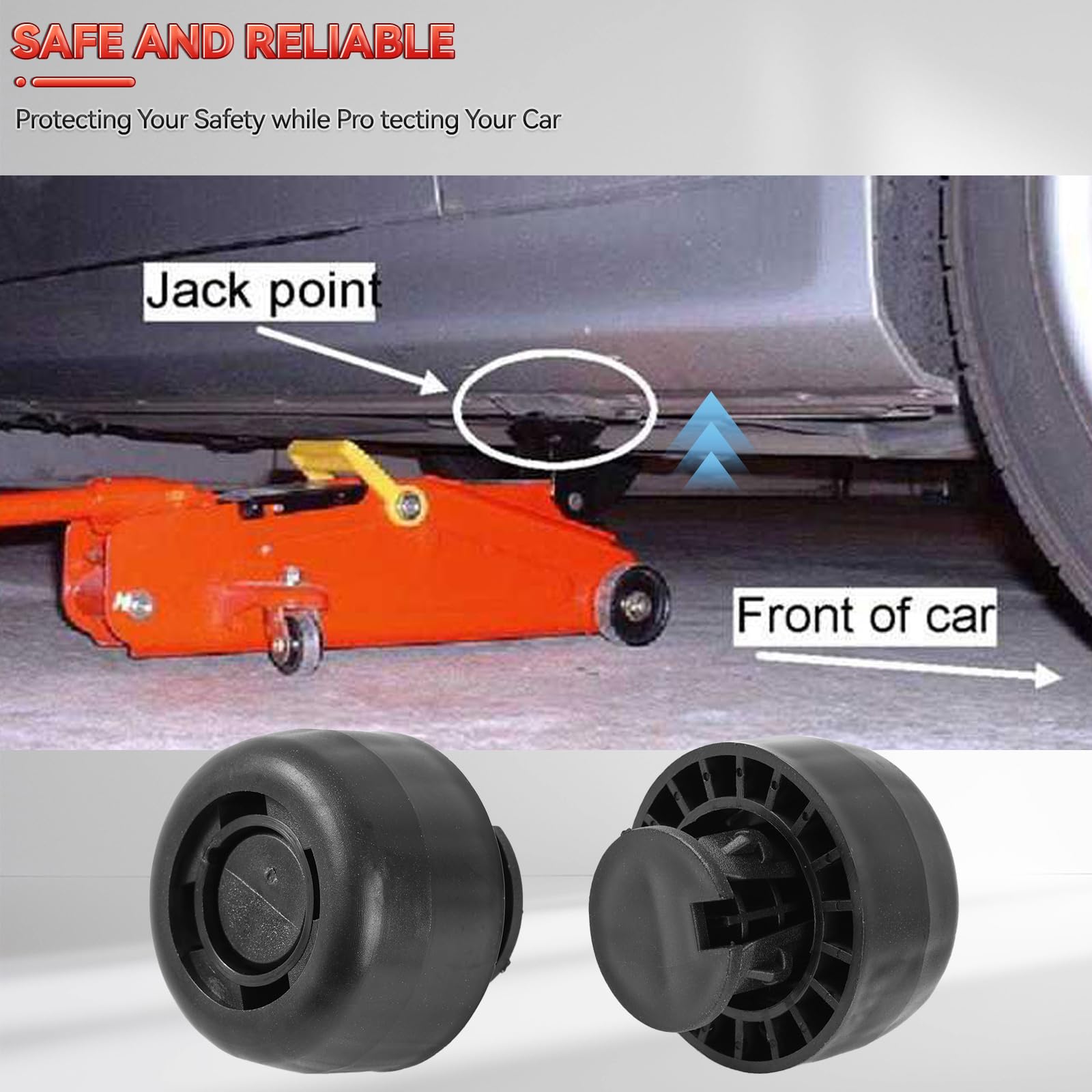 4 pezzi cric in gomma adattatore per cric sollevatore in gomma Jack Pad 6395830046 per Mercedes-Benz Vito W447 W639