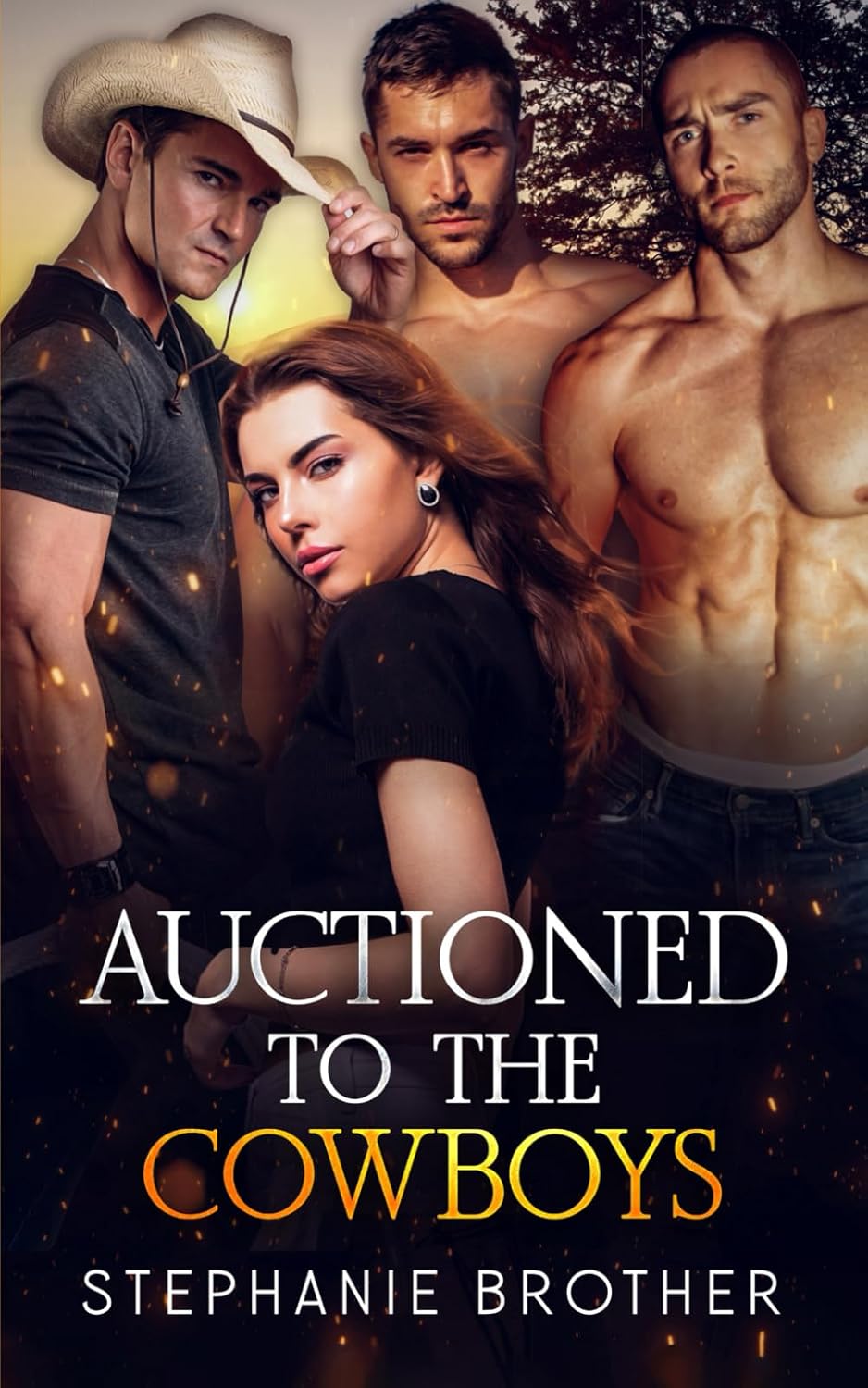 AUCTIONED TO THE COWBOYS: A COWBOY MARRIAGE AUCTION REVERSE HAREM ROMANCE: 3 (AUCTIONED SERIES)