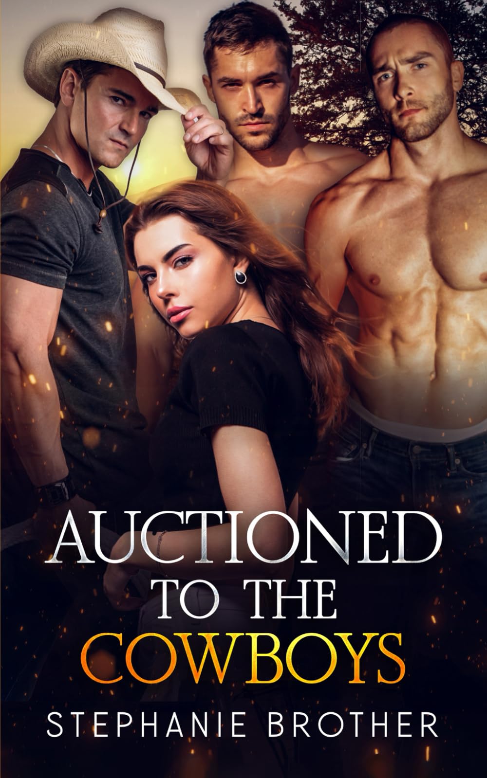AUCTIONED TO THE COWBOYS: A COWBOY MARRIAGE AUCTION REVERSE HAREM ROMANCE: 2 (AUCTIONED SERIES)