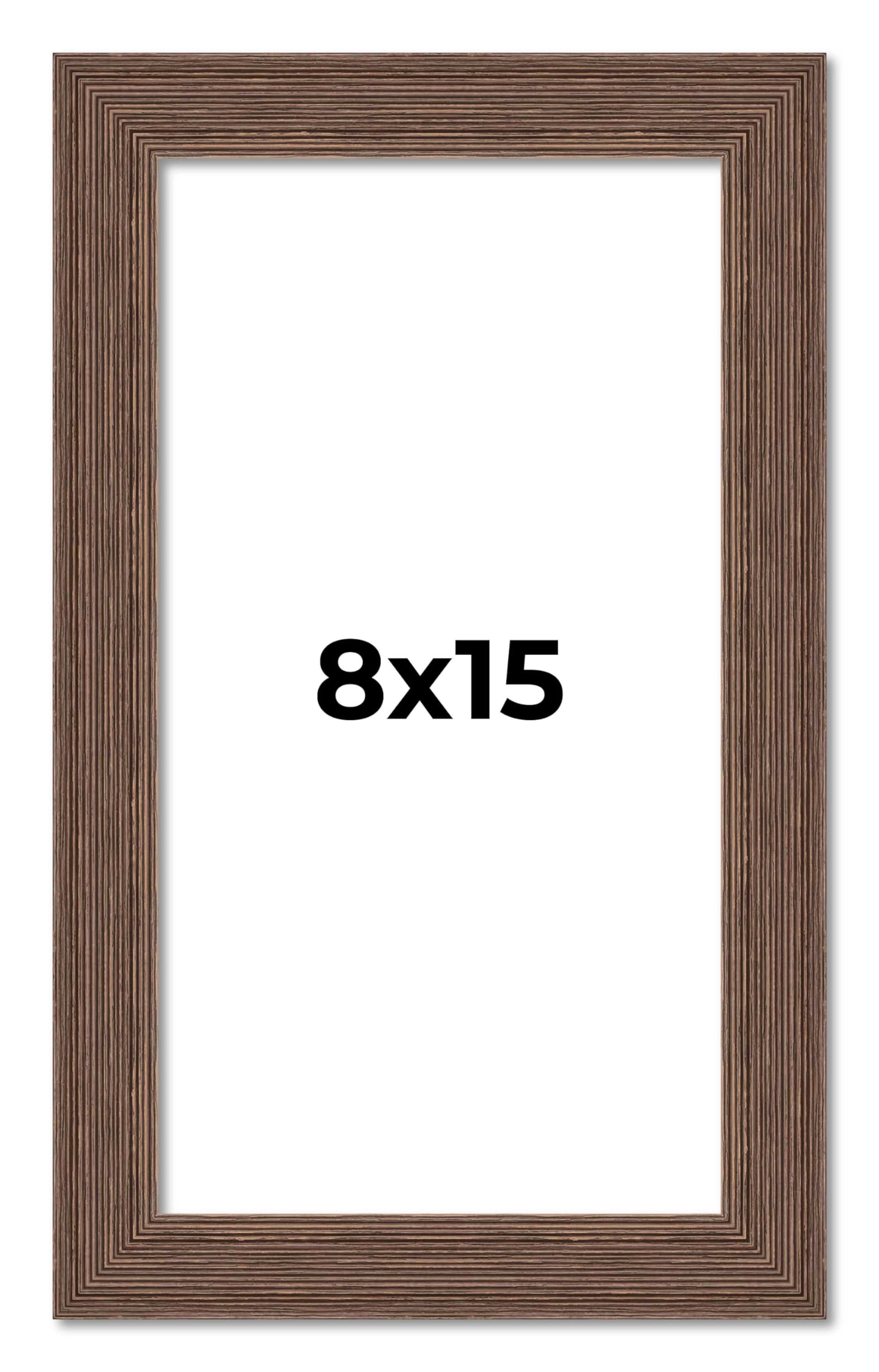 Amazon.com - CountryArtHouse 8x15 Frame Brown Distressed Barnwood