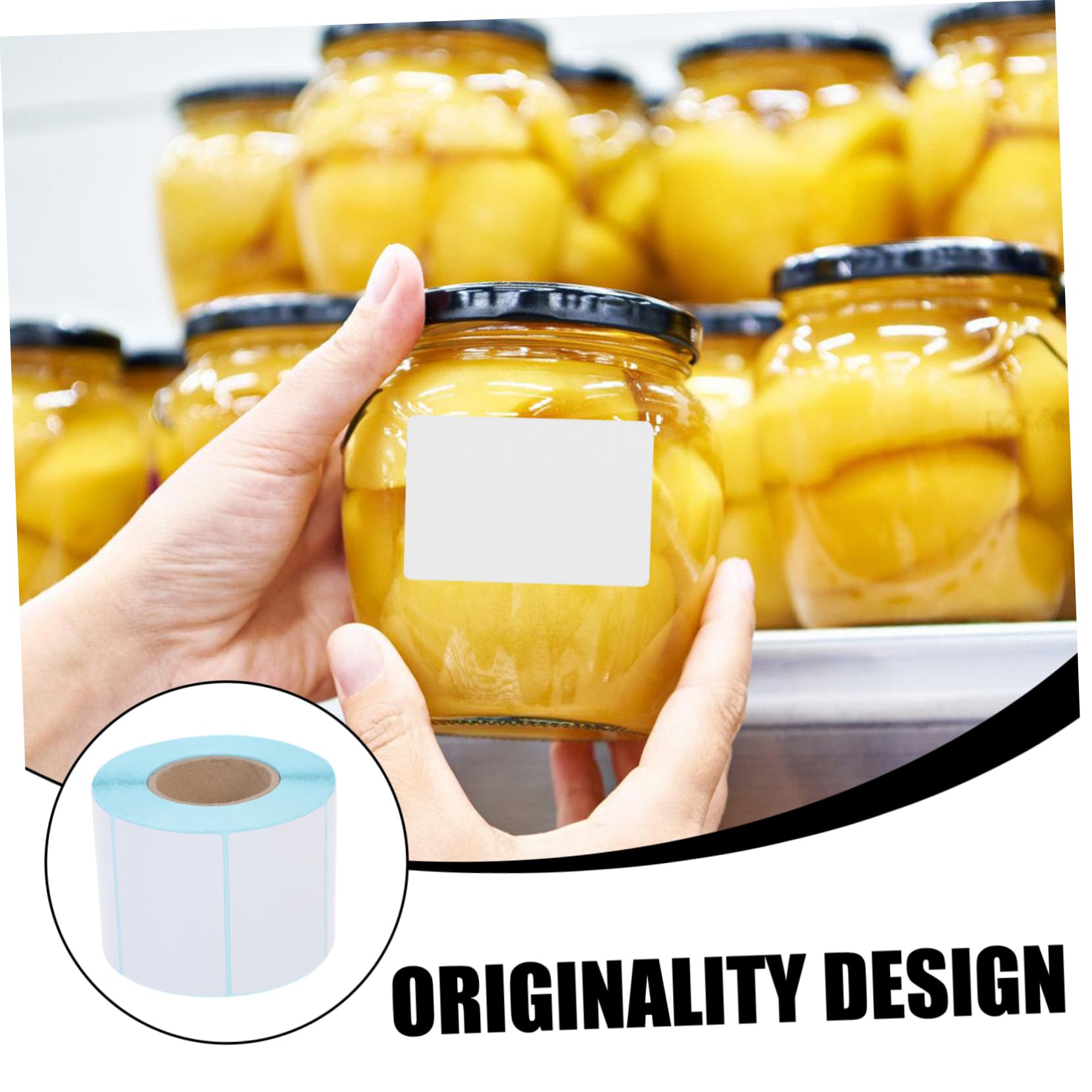 SHINEOFI 10rotoli Etichette Termiche Autoadesive Impermeabili Per Spedizione e Indirizzi Design Leggero e Resistente Ai Graffi Compatibili Con Stampanti Termiche