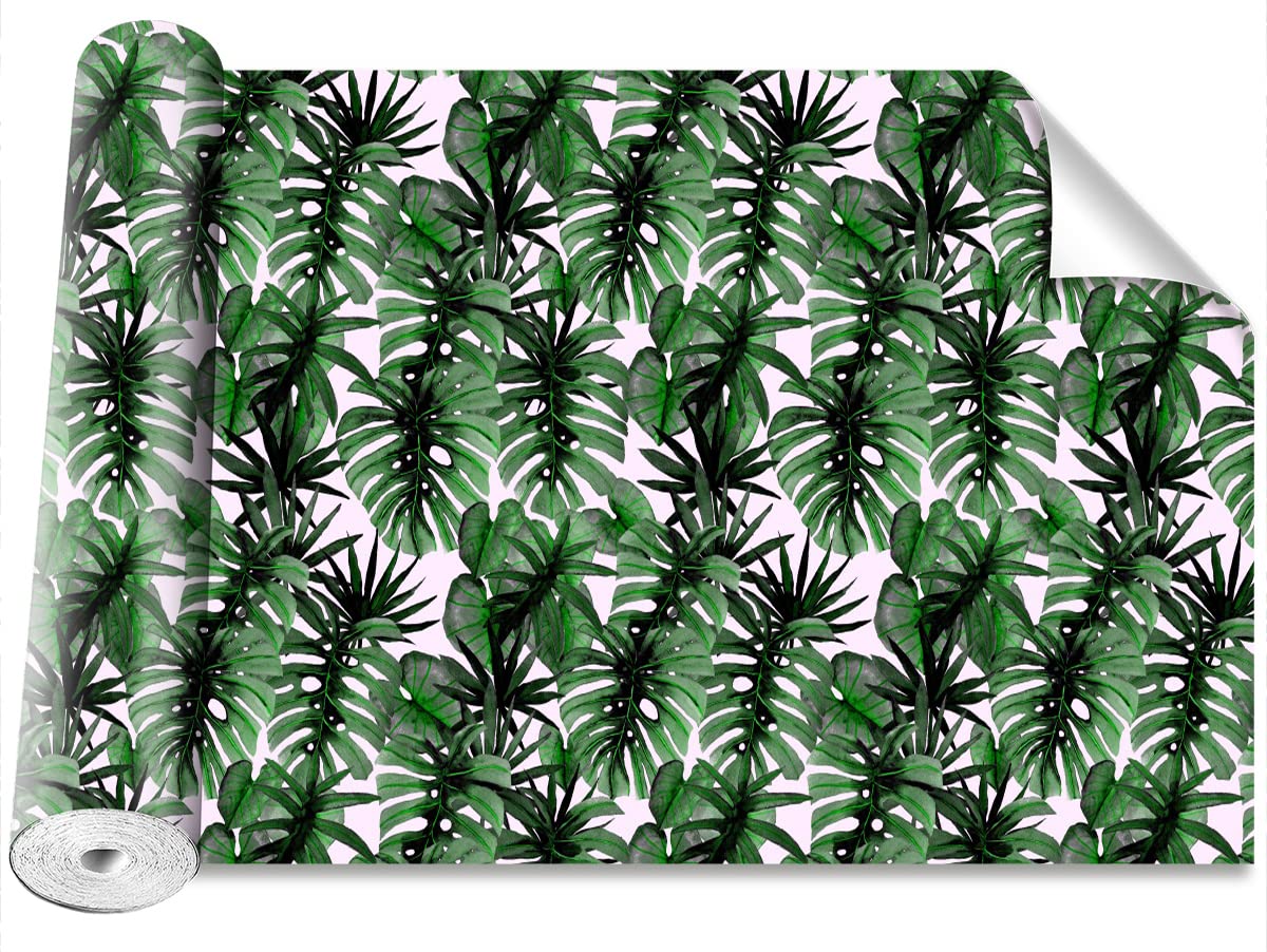Décoration Murale Moderne Tulup Papier Peint Grand Format Feuilles Tropicales