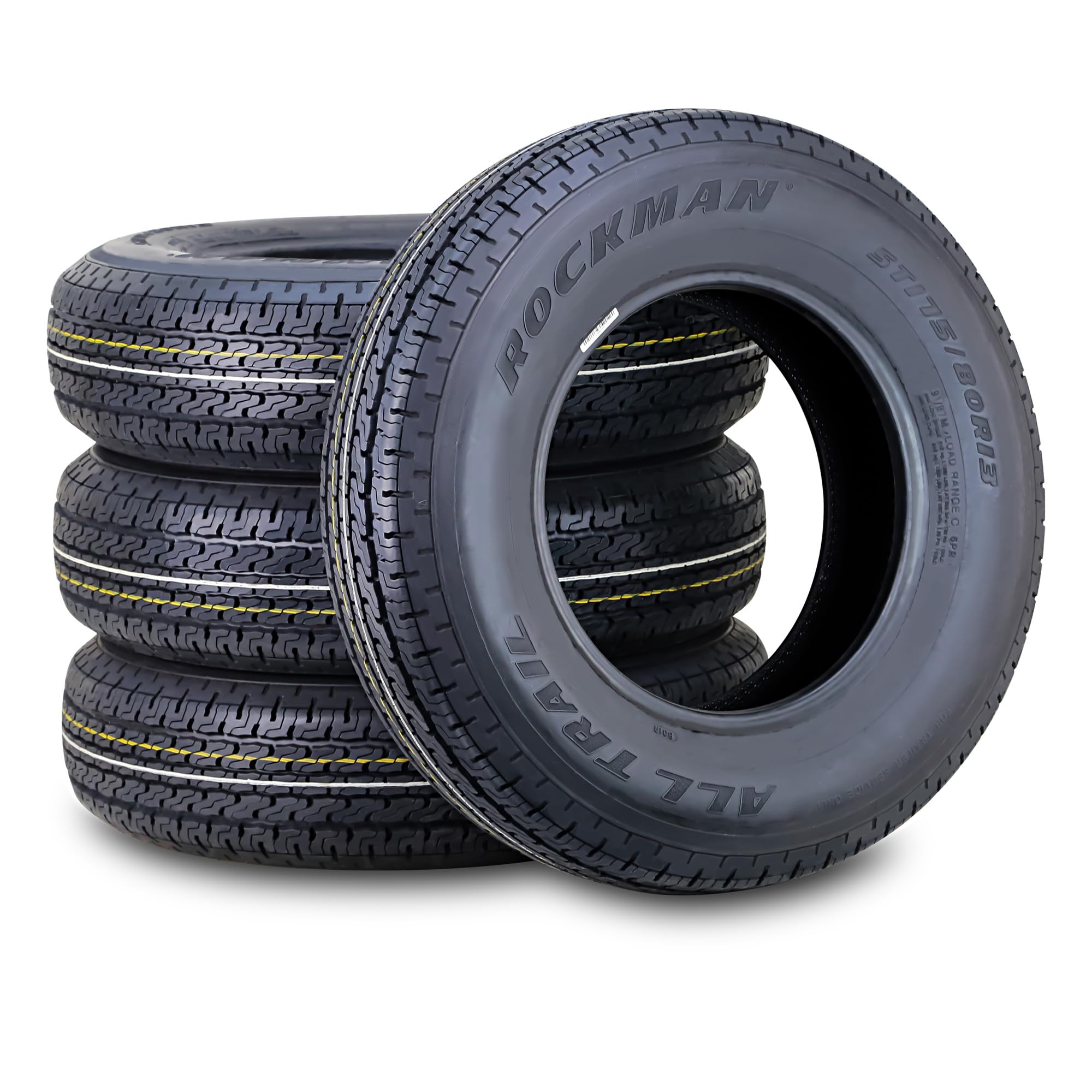 Amazon.com: ROCKMAN Trailer Tire ST175/80R13 6-Ply Load Range C