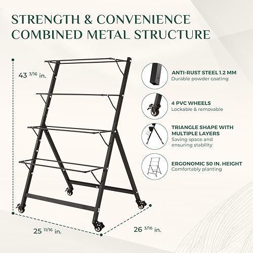 Miniatura 8 de Kit de cama de jardín elevada de metal ovalado, duradero, galvanizado plateado, para exteriores, para verduras, hierbas, flores, fácil de instalar