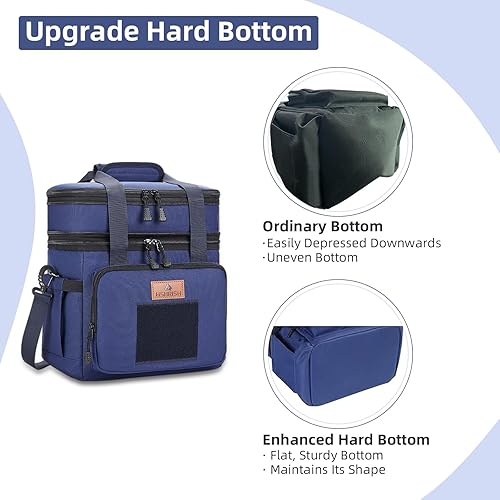 Miniatura 5 de HSHRISH Lonchera táctica gran bolsa de almuerzo con aislamiento expandible duradera e impermeable a prueba de fugas para adultos hombres mujeres