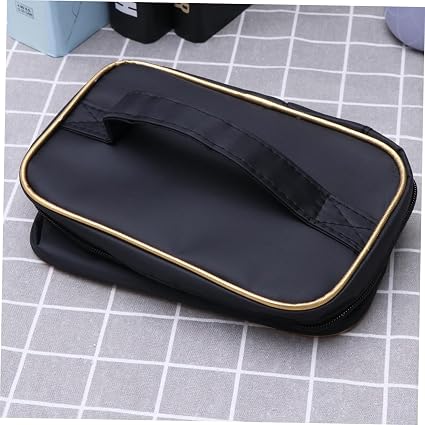 Soimeat Make-up-Tasche Groß, Faltbar – Mit Rautenmuster, Wasserdicht, Ideal Für Reisen & Alltag