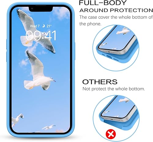 Miniatura 6 de BENTOBEN Funda para iPhone 13 Pro Max, funda para iPhone 13 Pro Max con Magsafe, magnética, ajuste delgado, silicona líquida suave, antiarañazos, a